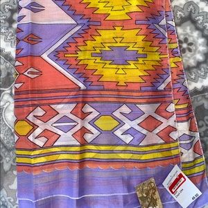 Aztec Patterned Scarf
